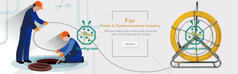 Fiberglass rodder for long cable laying in pipelines, pulling electric cables and optical fiber cables in telecom, power industries, buildings